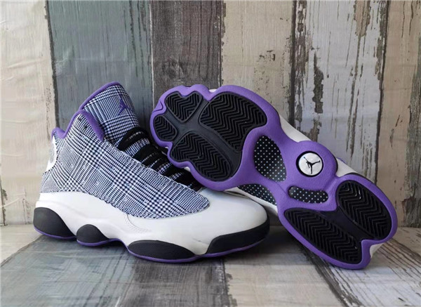 Women's Running weapon Air Jordan 13 Purple Shoes 0322